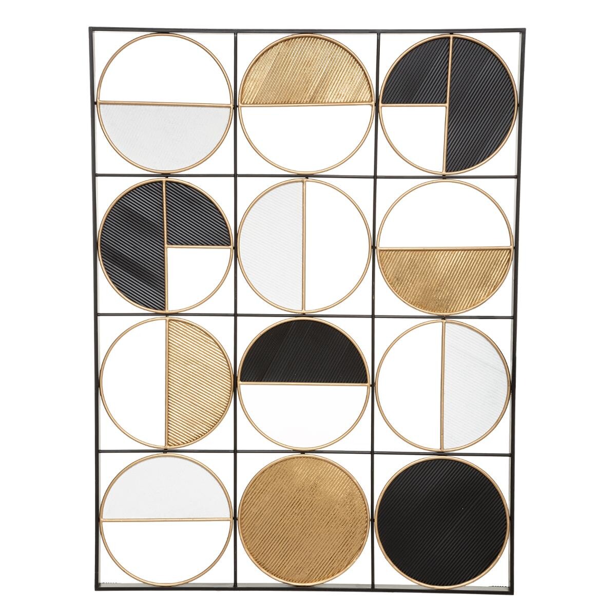 Wall decoration"Zak" Gilt metal, 76x102 cm