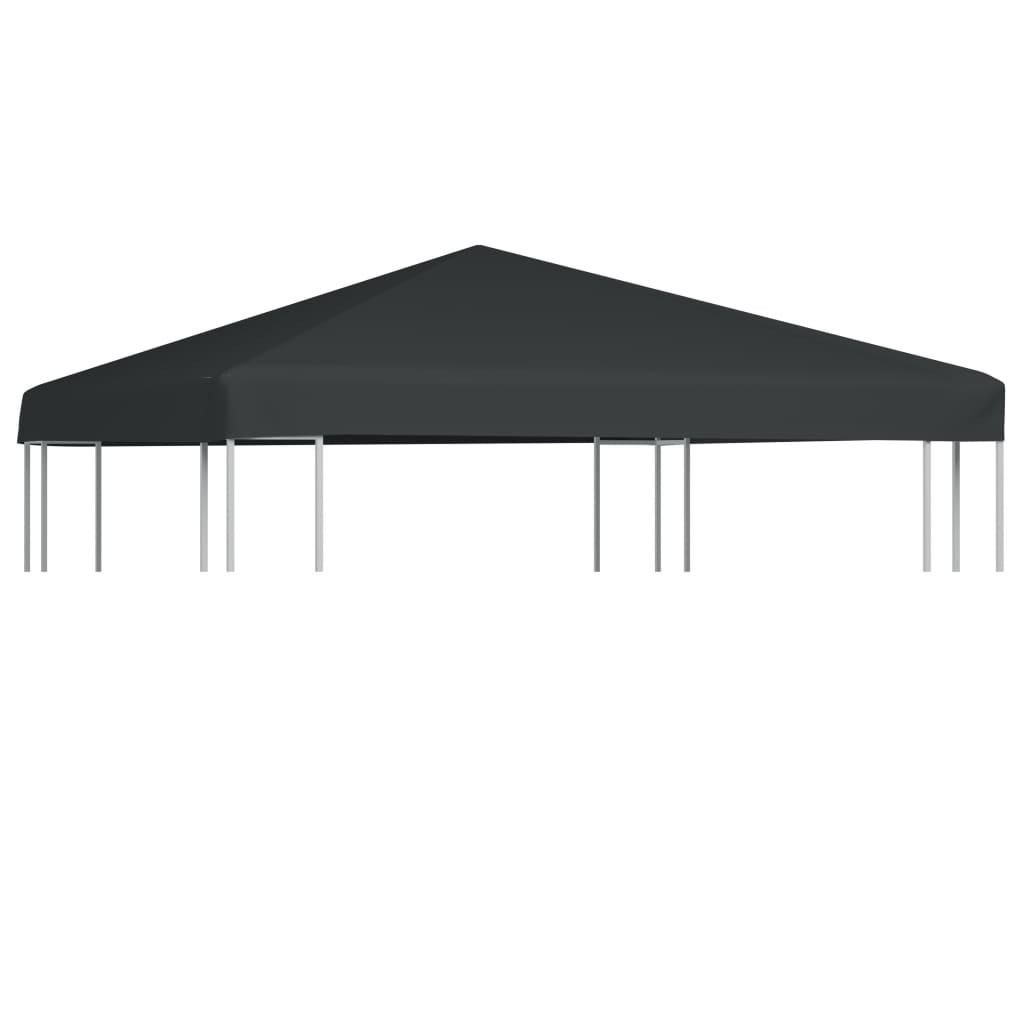 Zadaszenie altany Szary 3 x 3 m Tkanina vidaXL