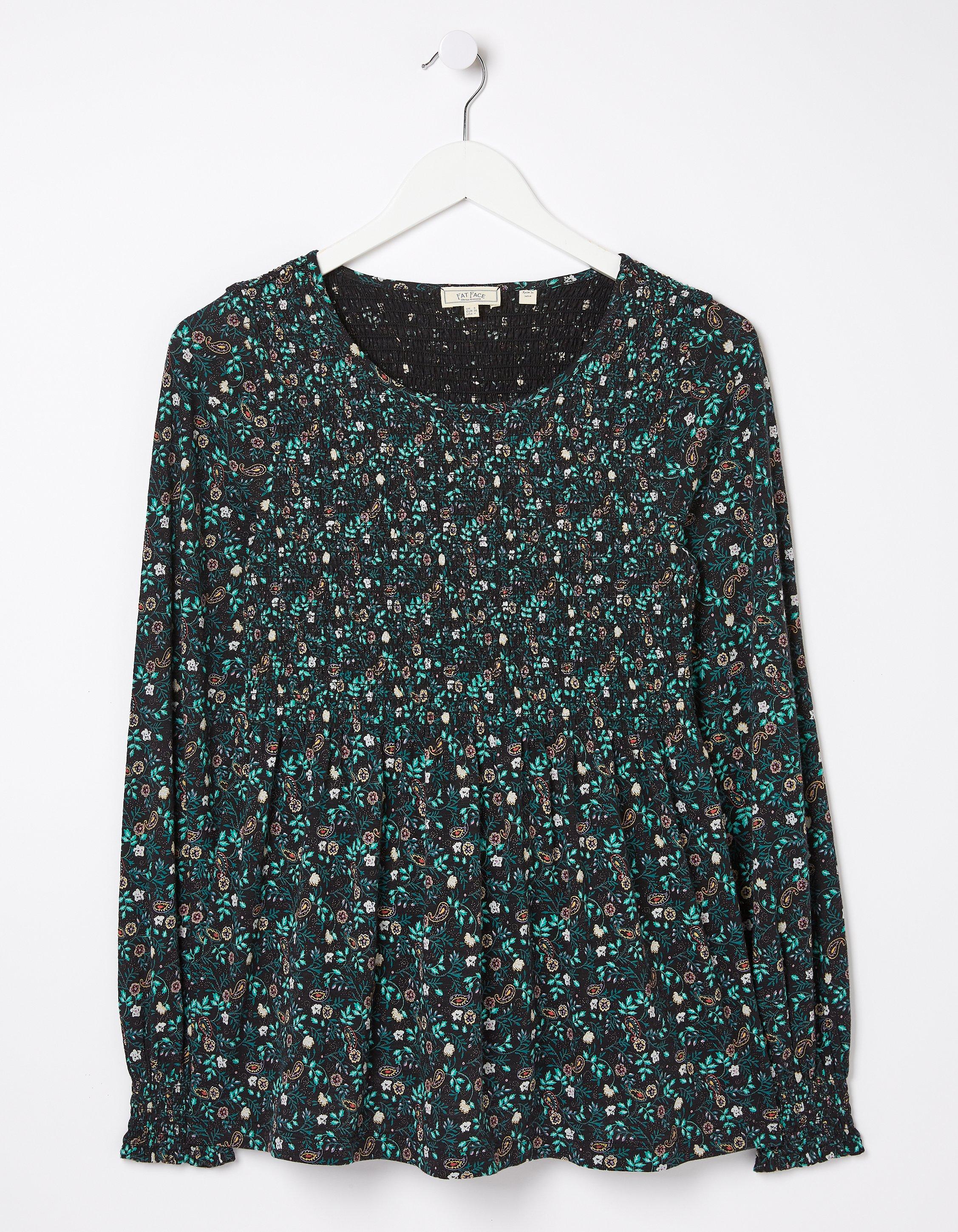 Sara Evergreen Top