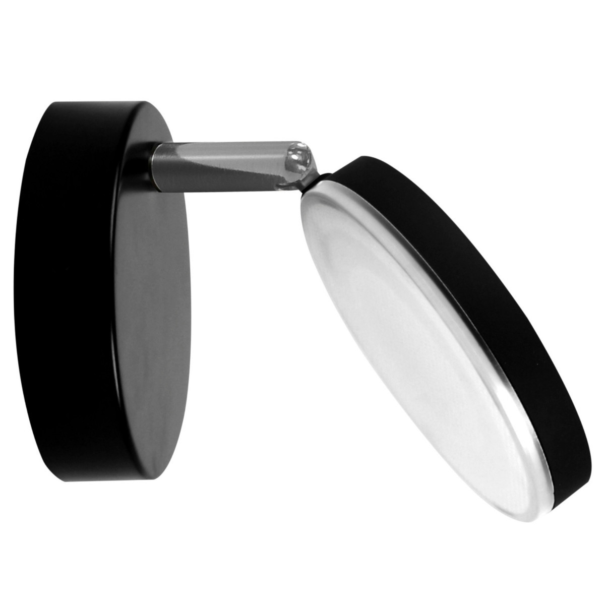 Spot reflektor okrągły czarny CAPRI LED 5W biały ciepły IP20 Polux