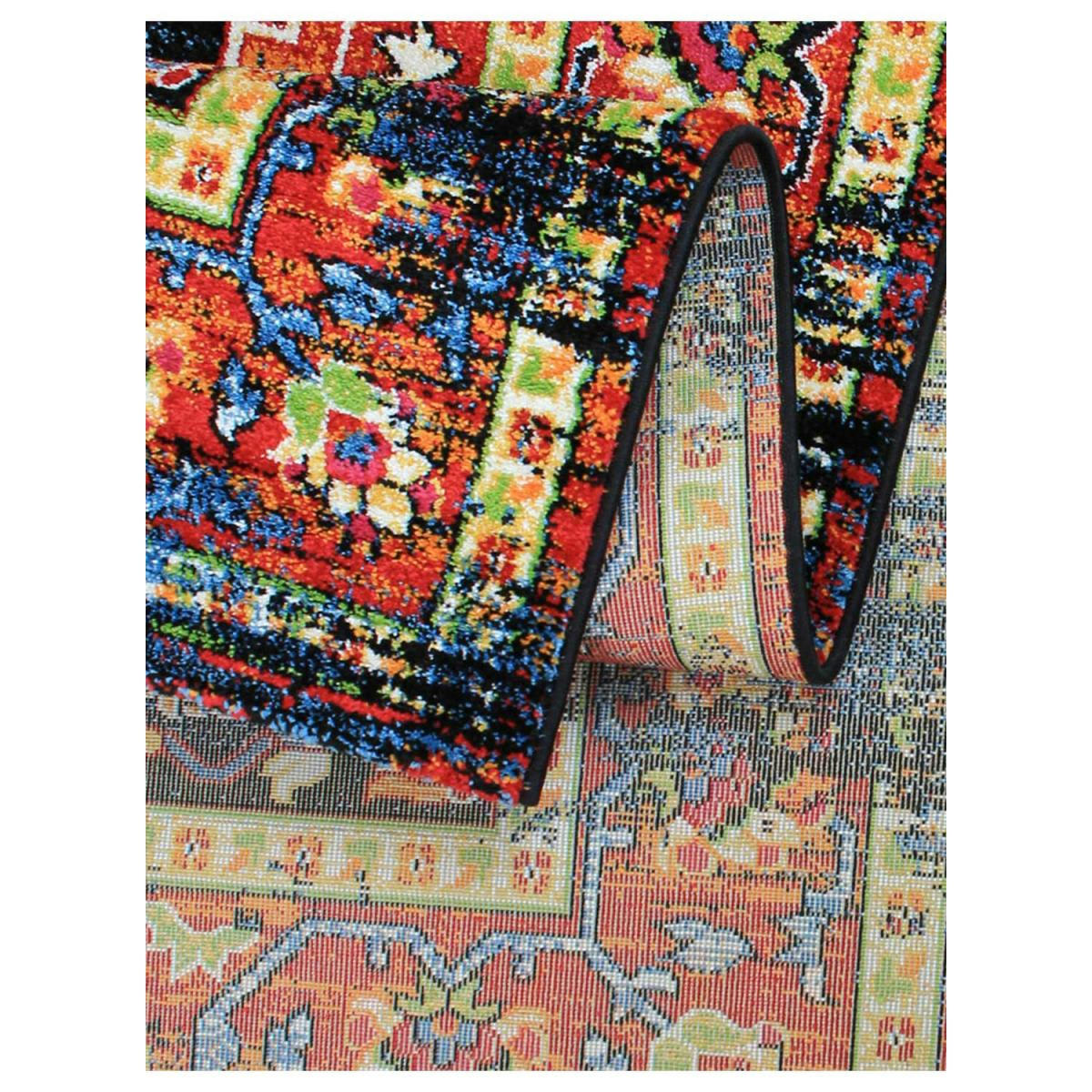 ESKI MADALYON 04 - Tapis orient style multicolore 80x150