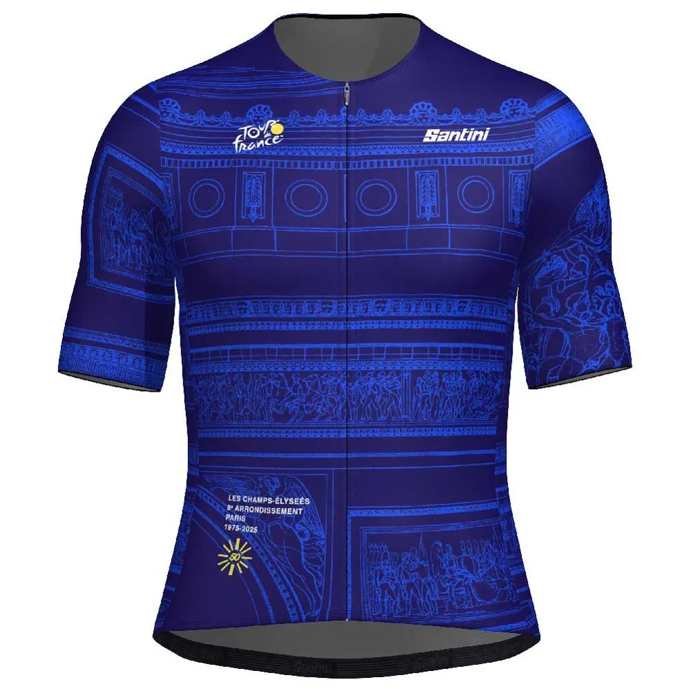 Santini TDF Arrivée Arc De Triomphe 2025 short sleeve jersey