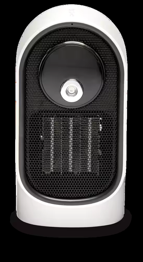 NOMA Oscillating Portable Ceramic Space Heater & Ultrasonic Humidifier, 800W, White