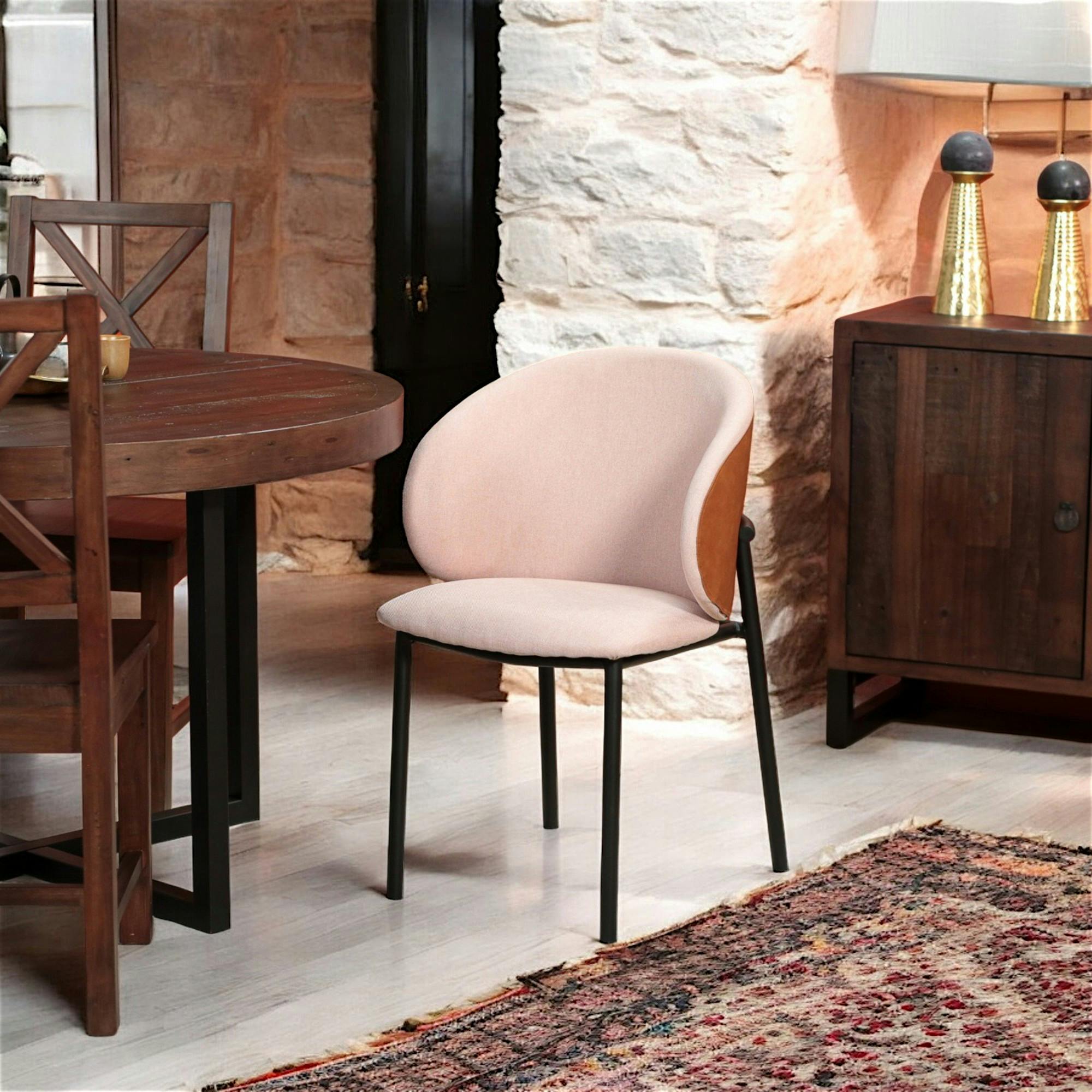 Chaise design rose (lot de 2) HAWAI
