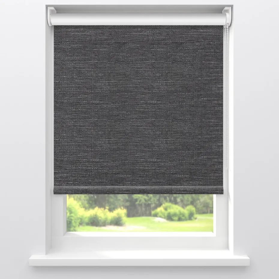 Kwantum Rolgordijnen | Rolgordijn Cloe  Verduisterend Zwart