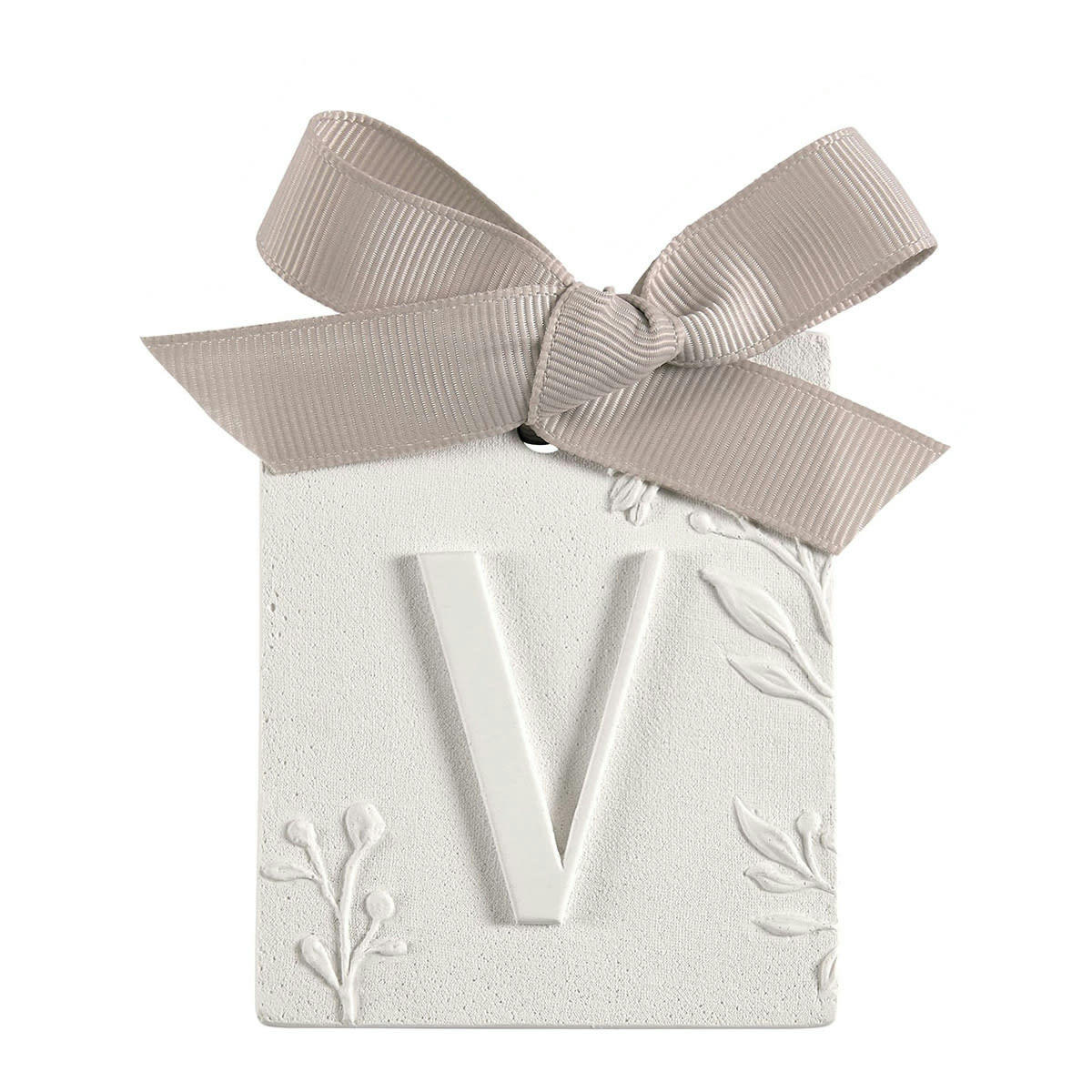 - Décor parfumé lettre V - Fleur de Coton