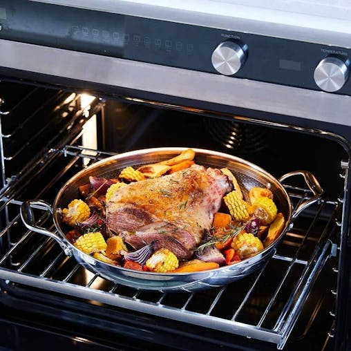 Stanley Rogers Matrix 36cm Non-Stick Round Roasting Pan