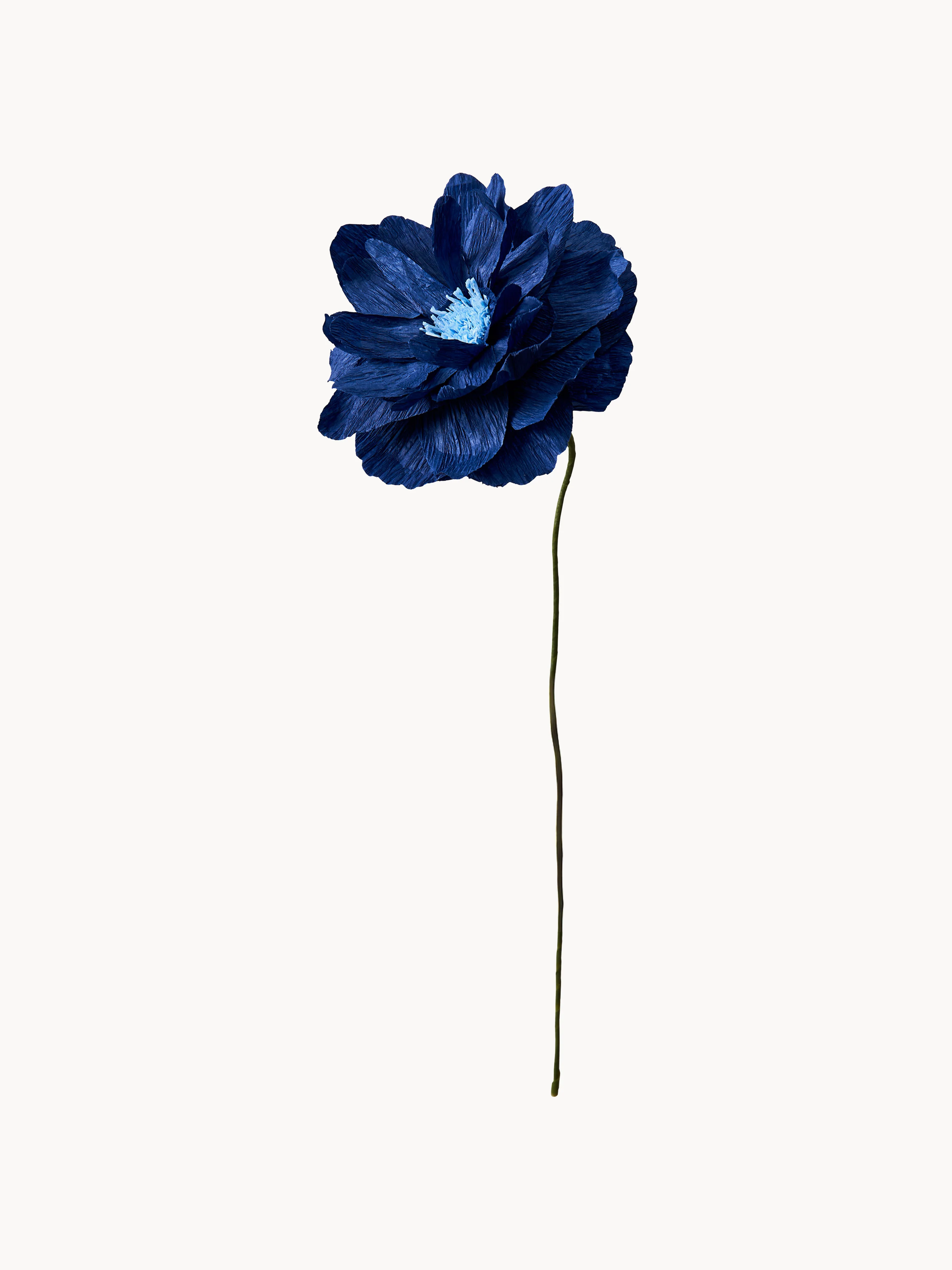 Handgefertigte Kunstblume Orientalischer Mohn