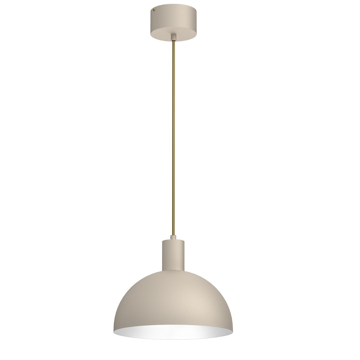 Lampa wisząca kremowo-złota Handa 1xE27x15W wym: 110x29x29 cm Luminex