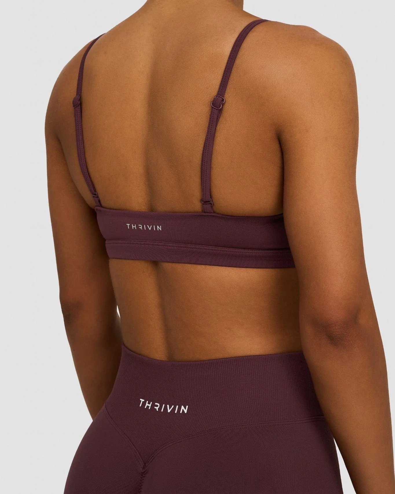 Elevate™ Sculpting Seamless Scoop Neck Bra | Dark Mauve