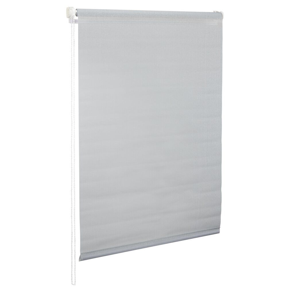 Store enrouleur avec ou sans perçage tamisant gris 55x160cm