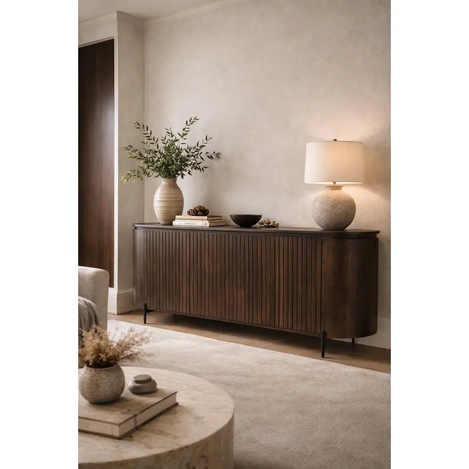 Dressoir Mokka - Donkerbruin 180cm