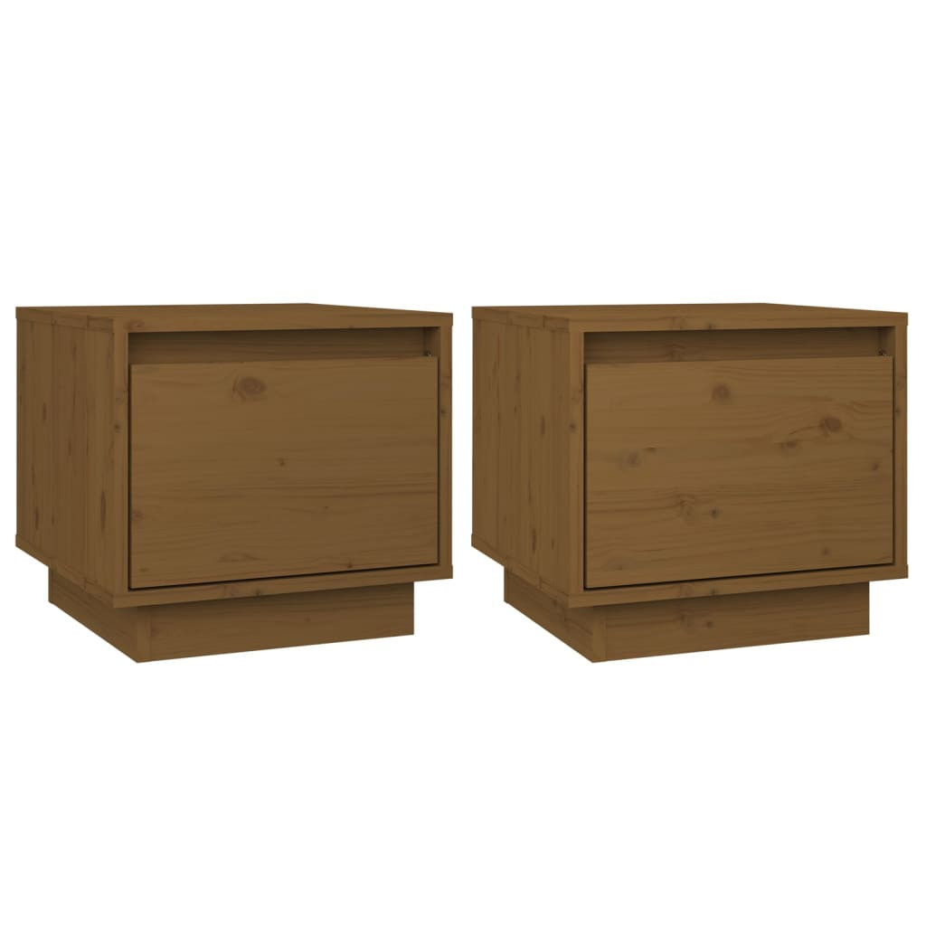 2x Szafka Nocna Stolik KomodaDo Sypialni 35x34x32 cm