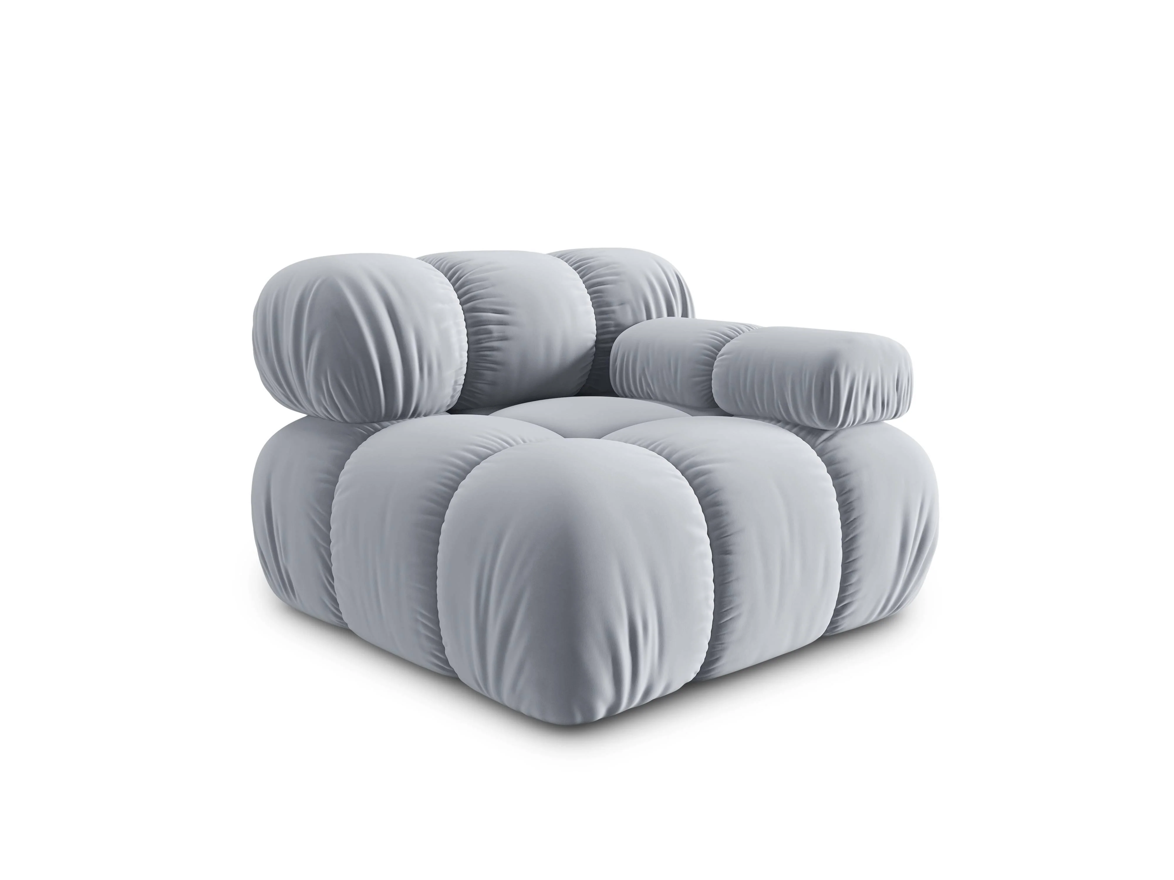 Modulair-hoekelement Tropea rechts velvet