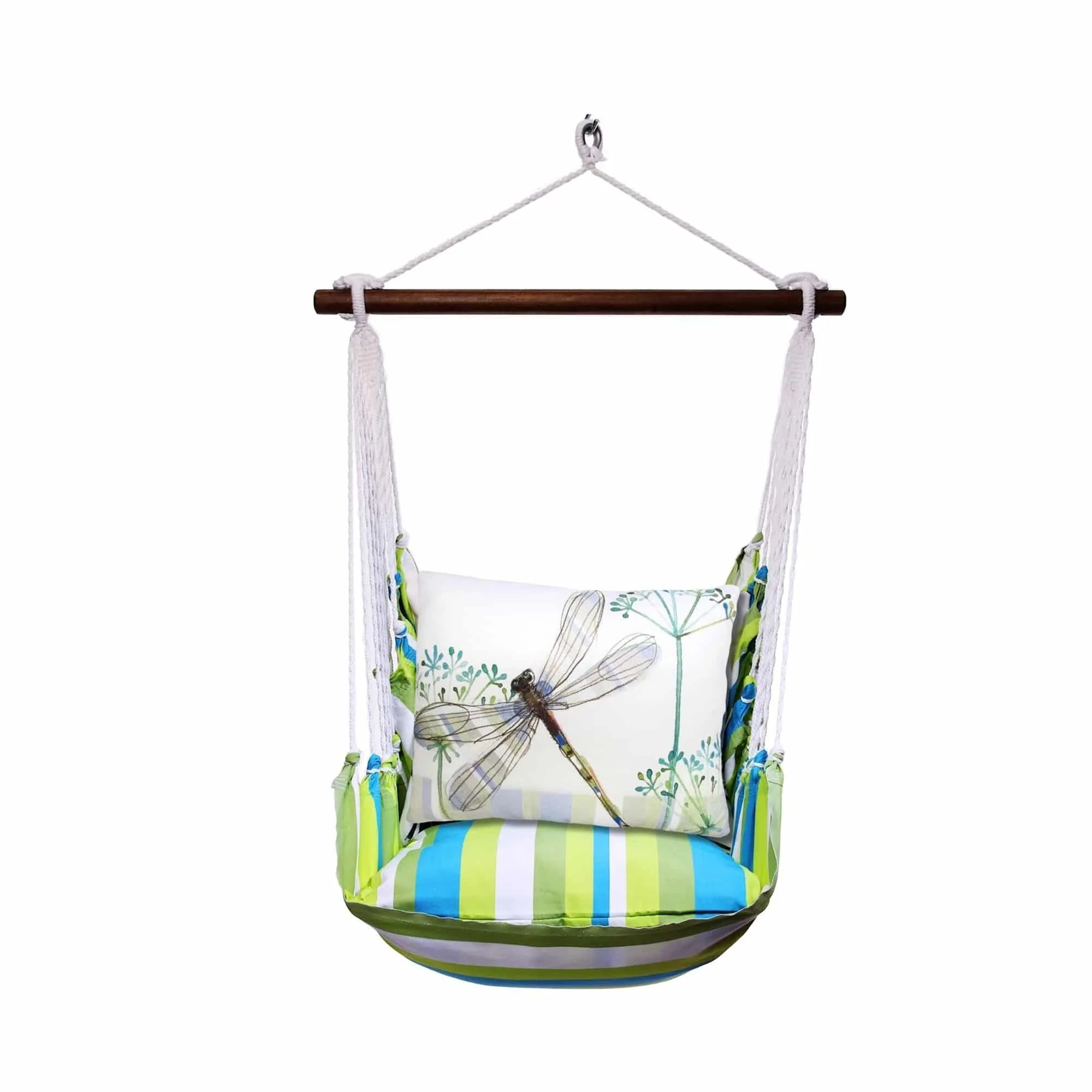 Magnolia Casual Swing Set 4 piece - Beach Blvd Stripe w/ Dragonfly