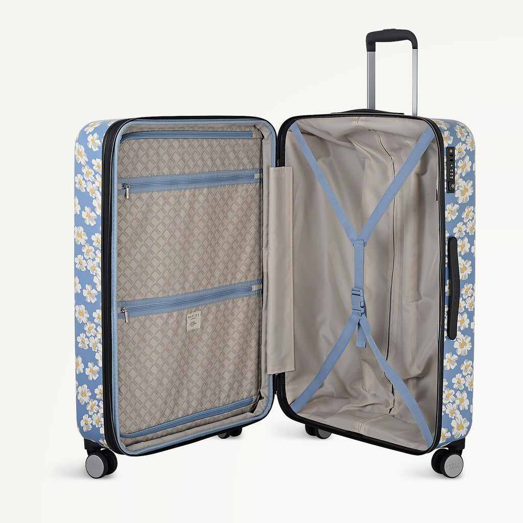 Poppies - 4 Wheel Large Suitcase