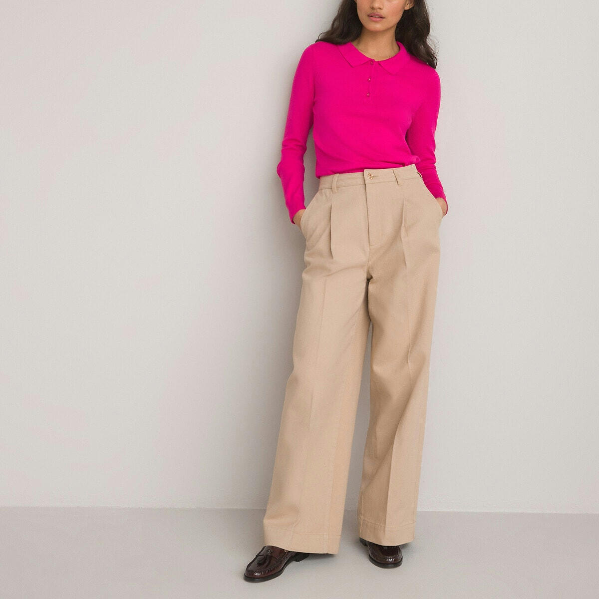 Pantalon chino large