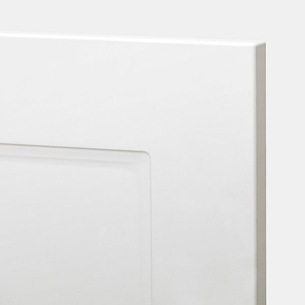 Façade de cuisine 1 tiroir et 2 casseroliers Artemisia blanc mat l. 60 cm x H. 72 cm GoodHome