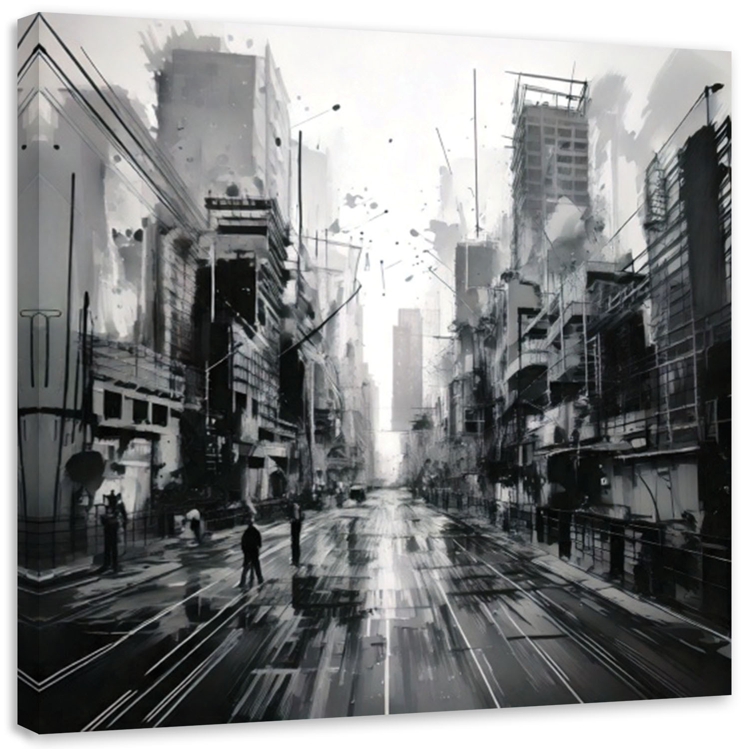 Feeby Obraz do sypialni, Ulica Miasto Architektura 30x30