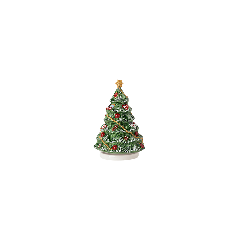 Nostalgic Melody Christmas music box - Green, 4.4'' x 4.4'' x 6.4''