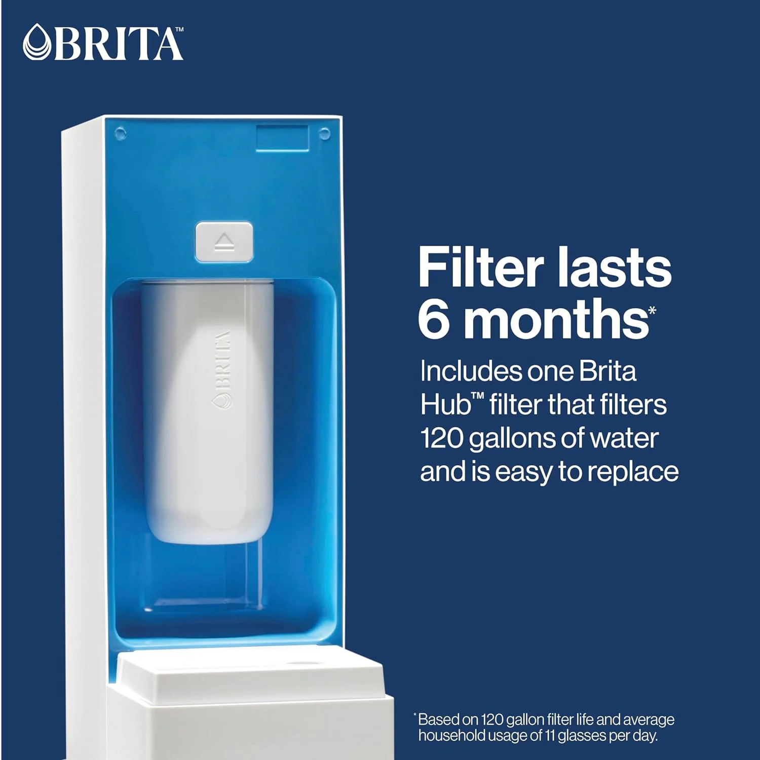 Instant Powerful Countertop Water Filter System, Corded Electric ,12 Cup Water Reservoir, Includes 6 Month Carbon Block Filter, White, 87340(Compact Water Filter System)