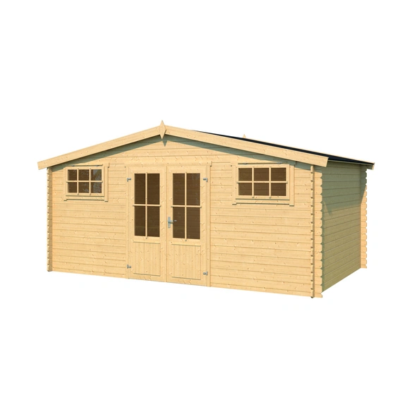 Gartenhaus »Washington«, BxHxT: 518,6 x 245,1 x 396 cm (Außenmaße inkl. Dachüberstand), Holz