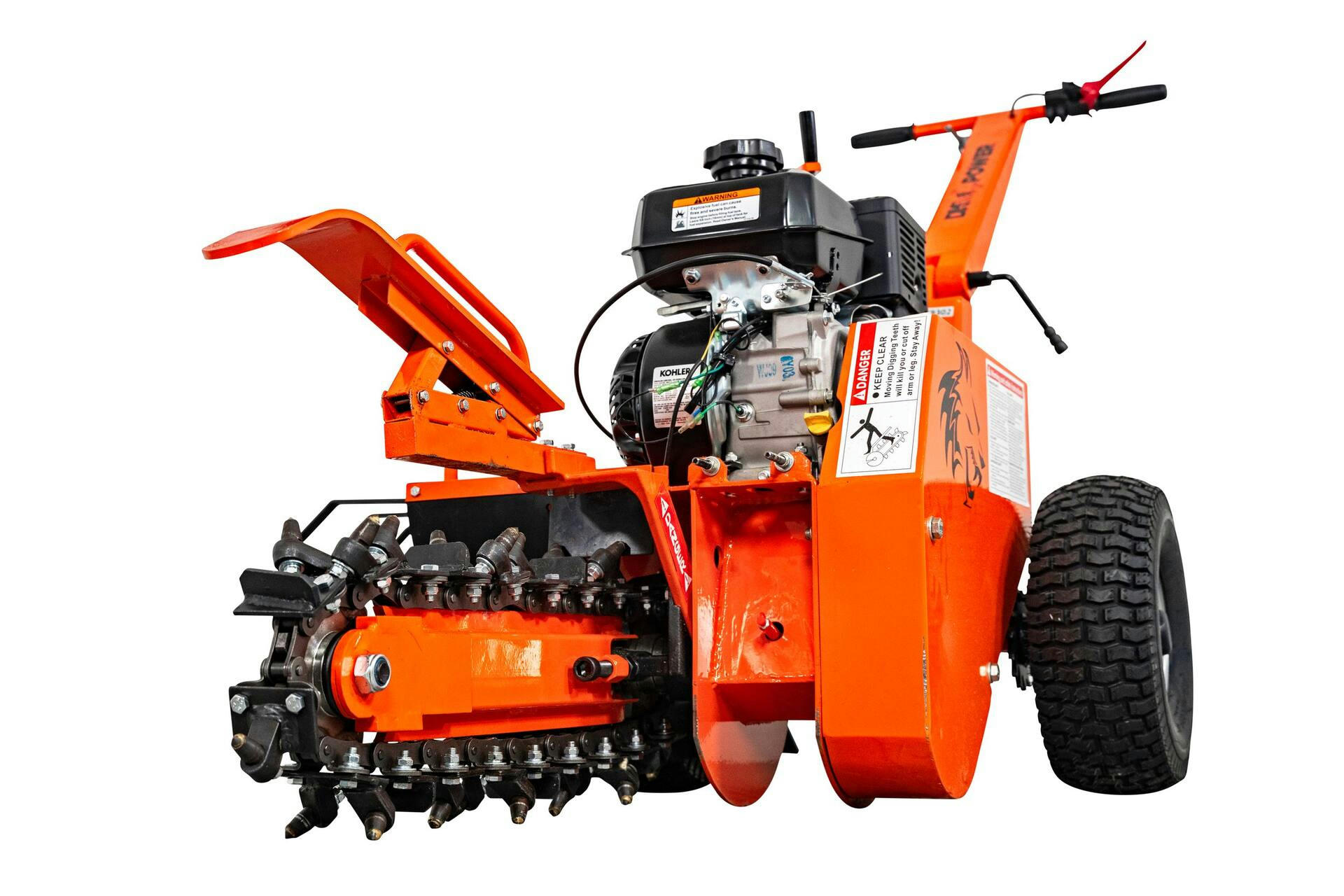 Detail K2 OPC566E 6-in 14 HP Gas-Powered Electric-Start Cordless Shredder/Chipper