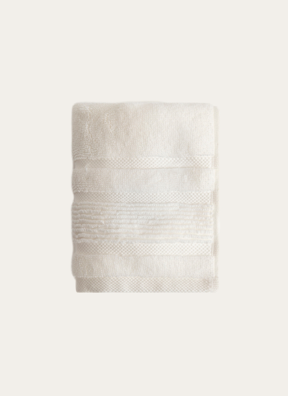 SERVIETTE INVITÉ MOELLEUSE LITEAU RAFFINÉ BEIGE