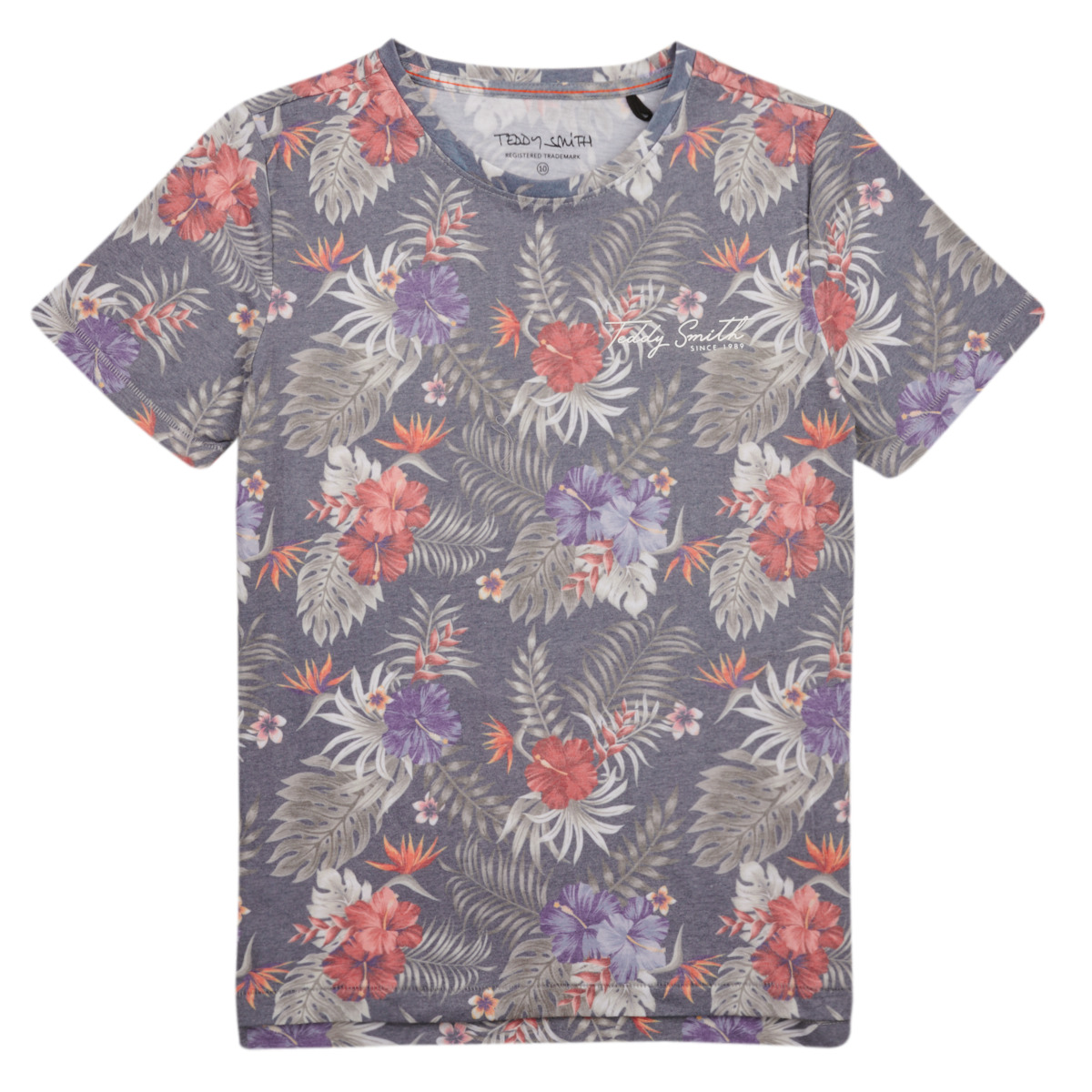 Teddy Smith - T-FLOWERS MC JR - Multicolour