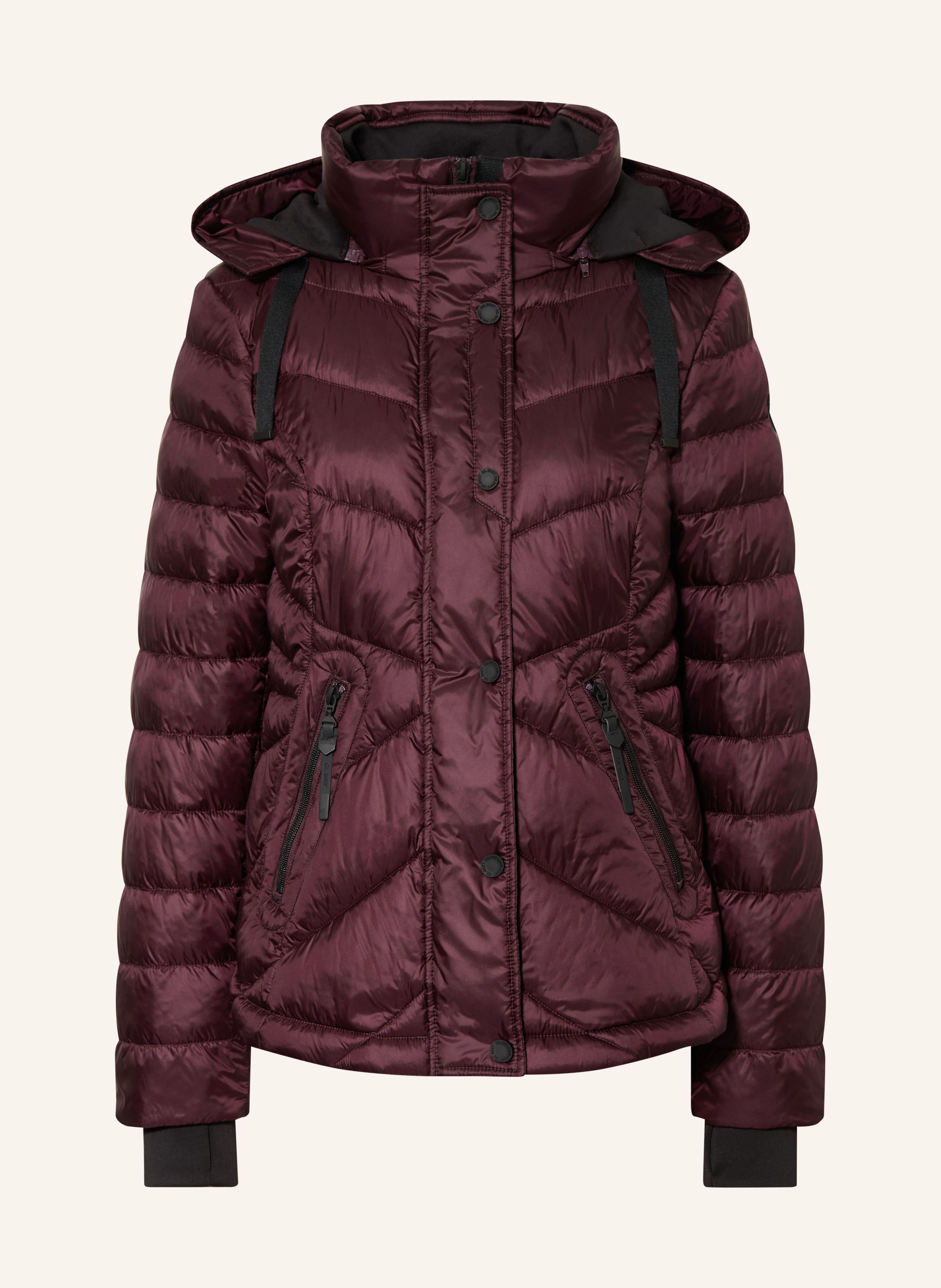 GIL BRET Steppjacke mit DUPONT™ SORONA®-Isolierung und abnehmbarer Kapuze