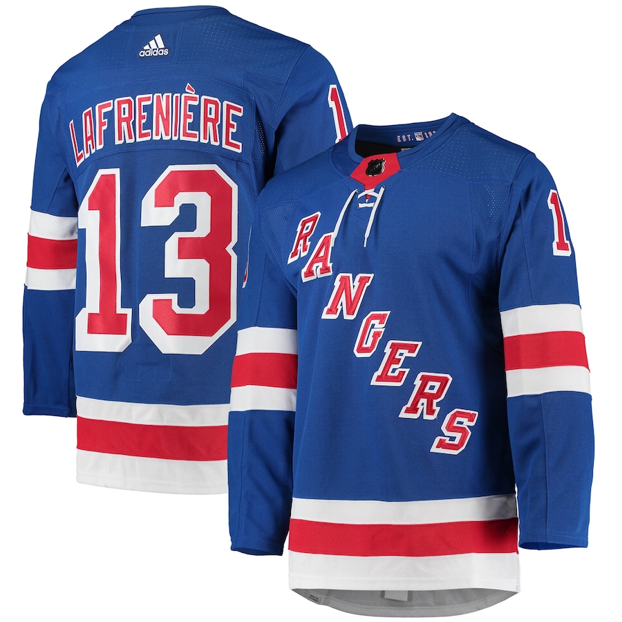 Alexis Lafreniere New York Rangers adidas Home Primegreen Authentic Pro Player - Jersey - Blue