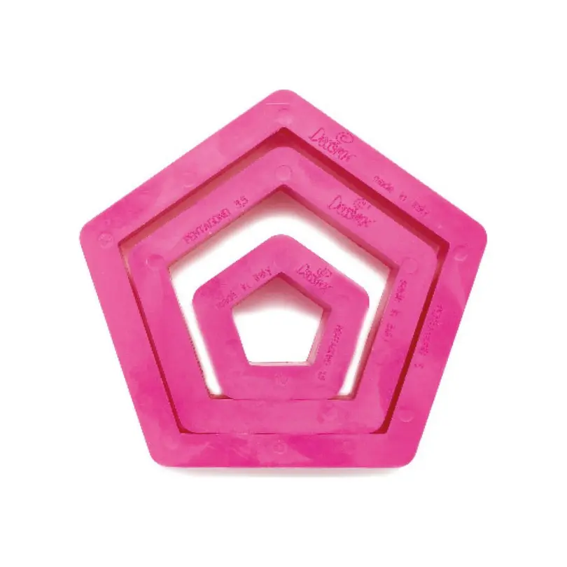 Ausstecher 3er-Set Pentagon