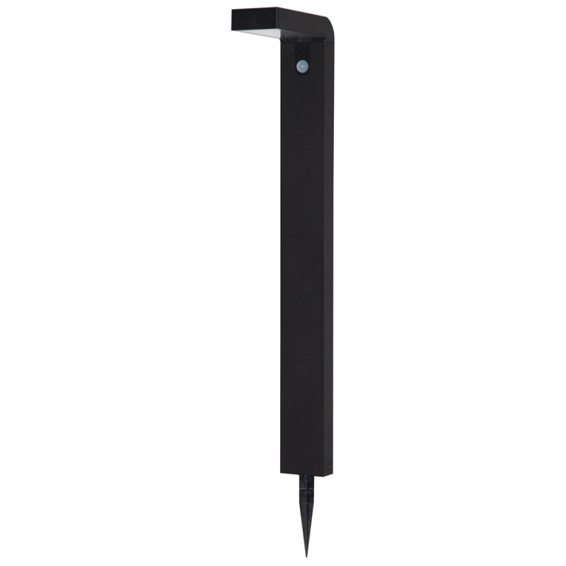 Lampadaire extérieur LED solaire Baracconi Sensor noir 18 x 0,2 W EGLO