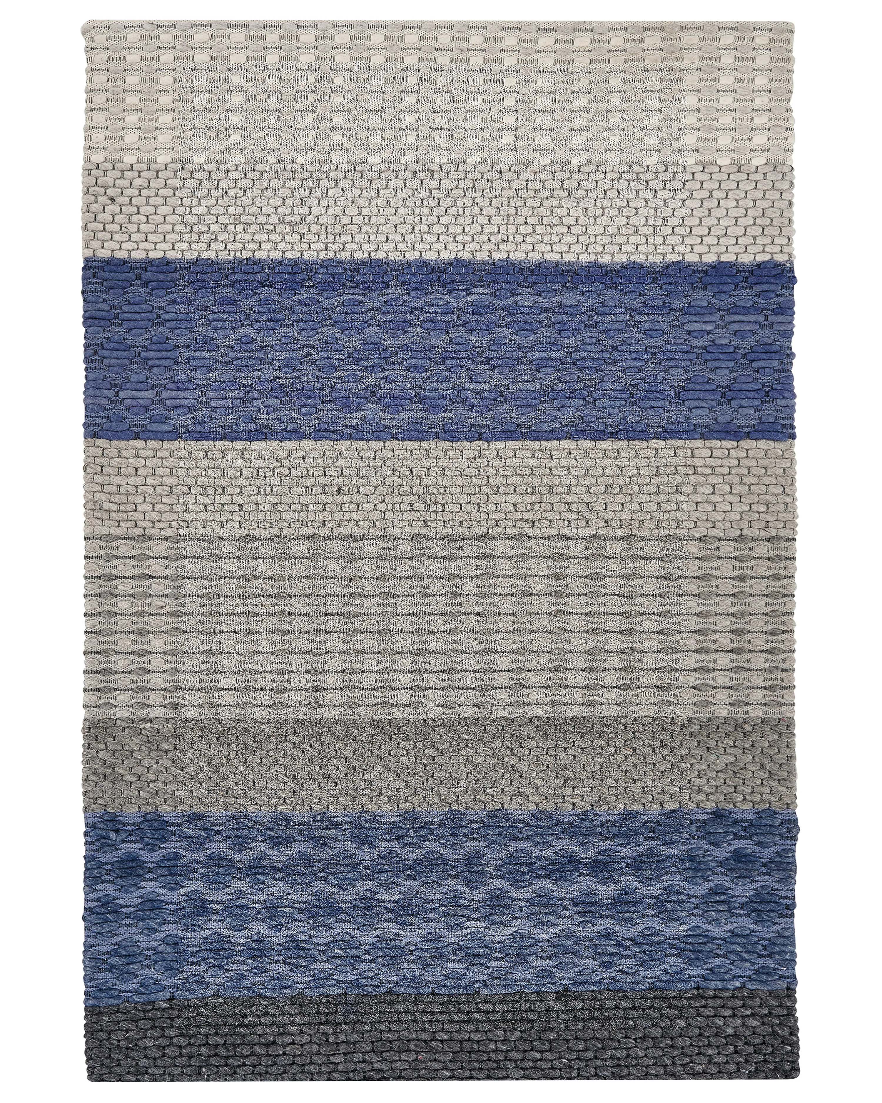 Rug AKKAYA Blue 140 x 200 cm Wool