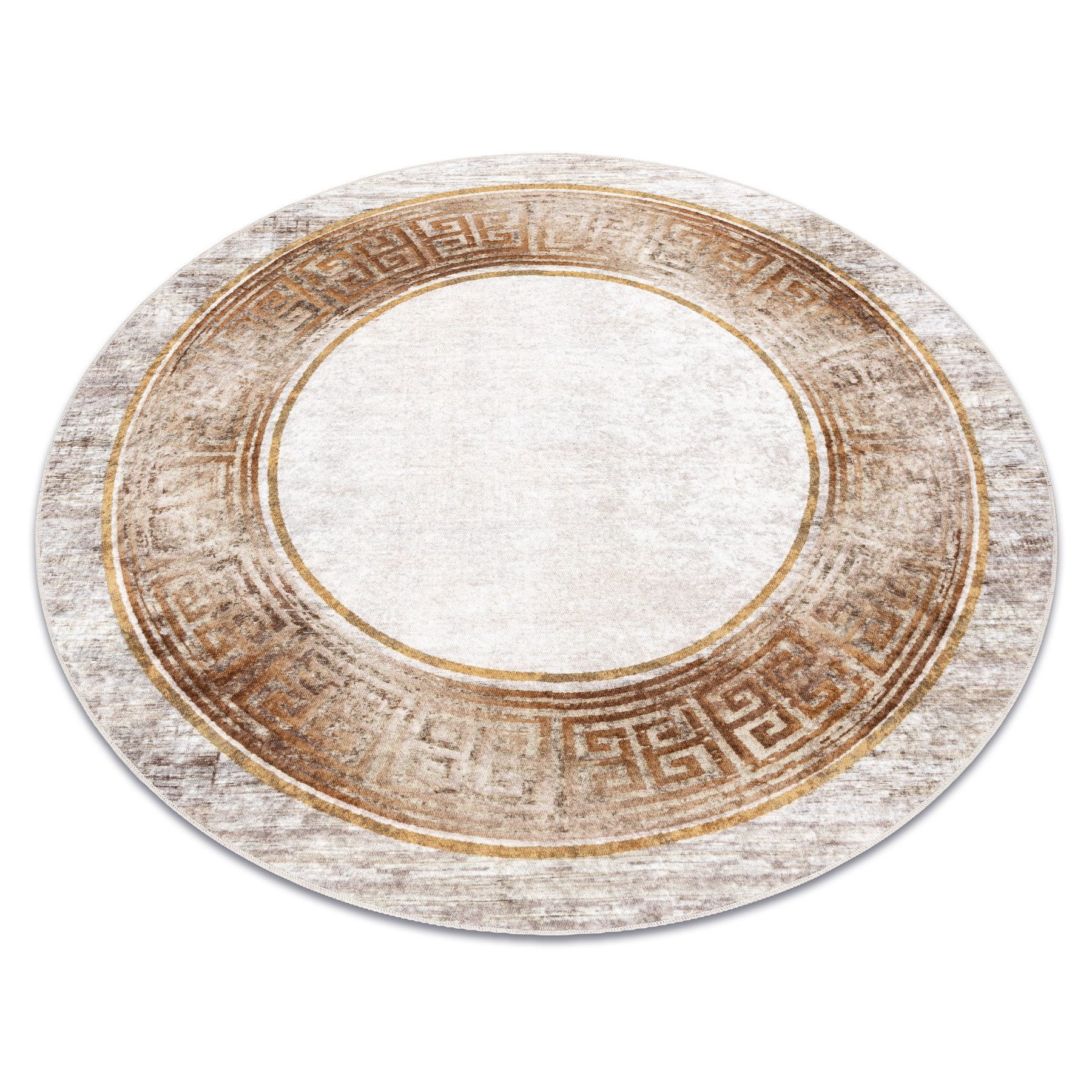Dywan do prania MIRO 51236.807 Marmur, grecki antypoślizgowy - koło 80 cm
