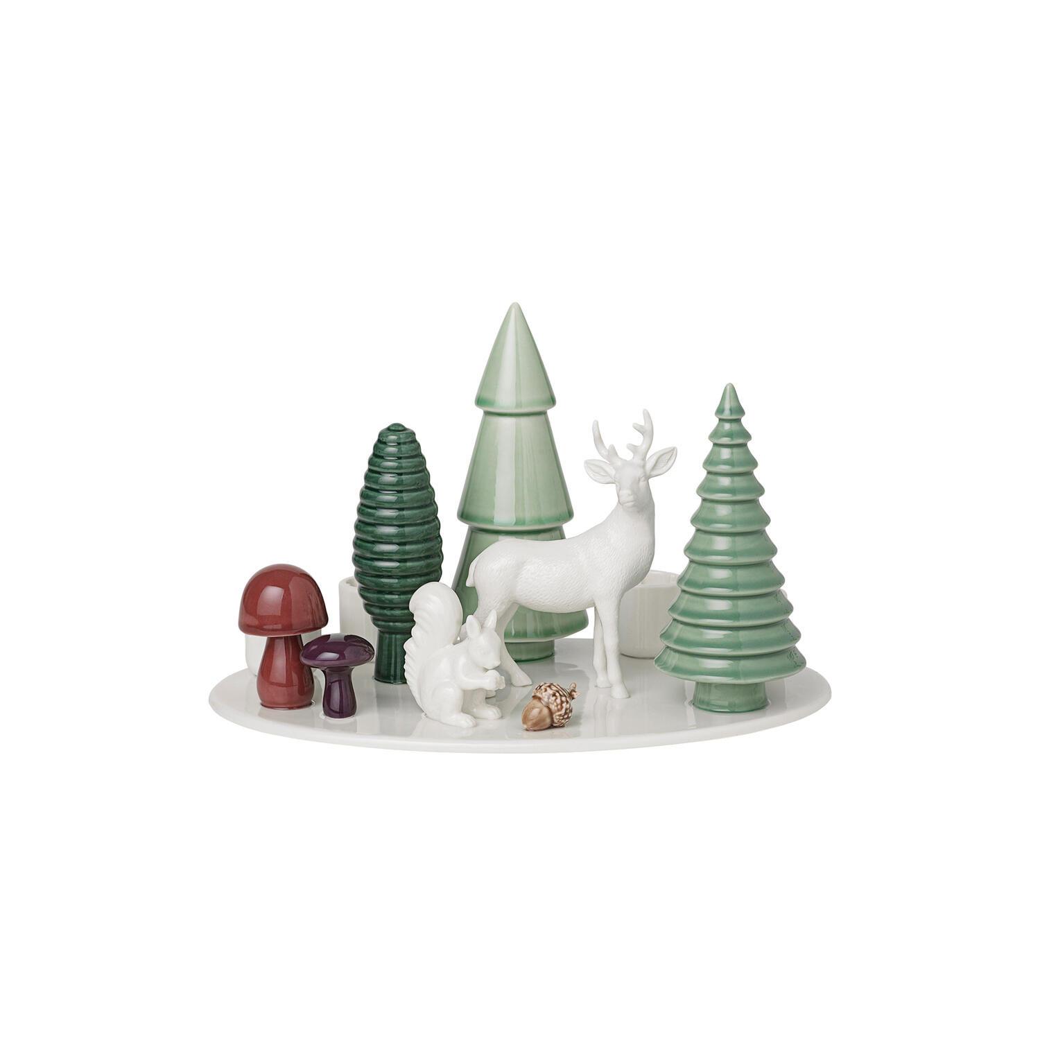 Winter Stories Advent Candlestick, woodland