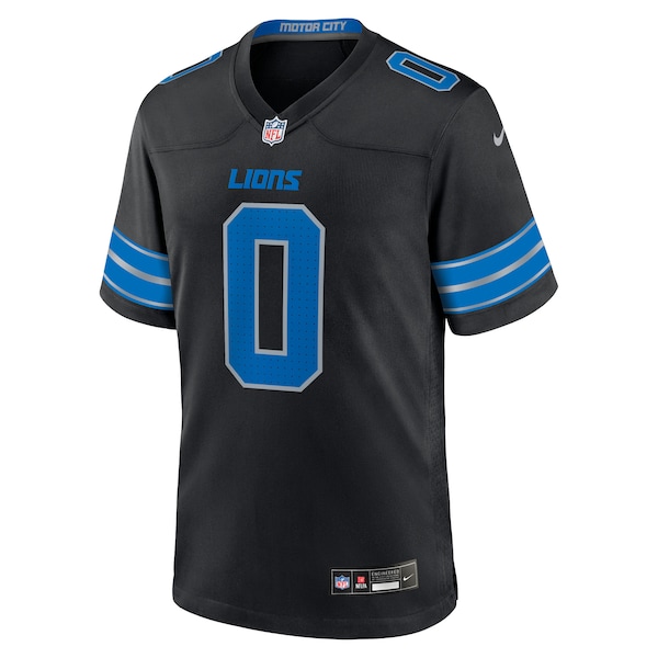 Jahmyr Gibbs Detroit Lions Nike 2nd Alternate Game Player Jersey - Black