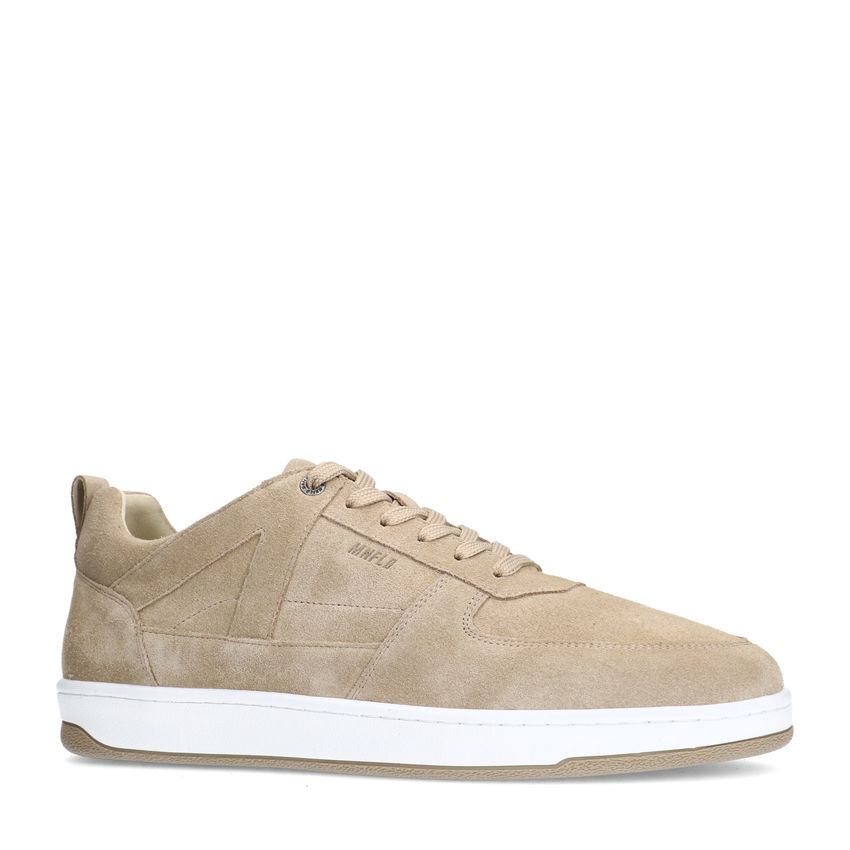 Manfield Beige suède sneakers