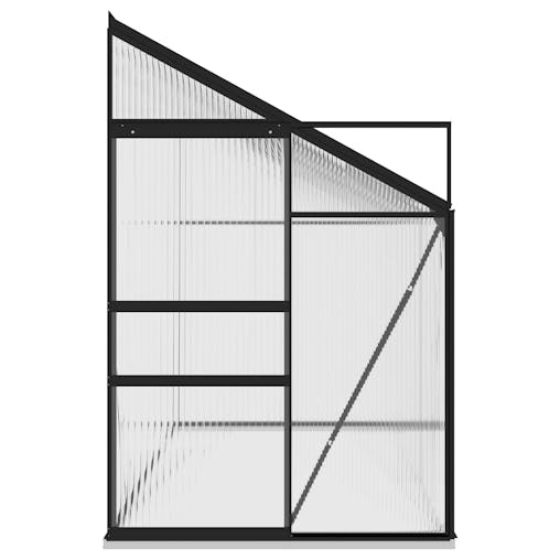 NNEVL Greenhouse Anthracite Aluminium 7.77 m&sup3;