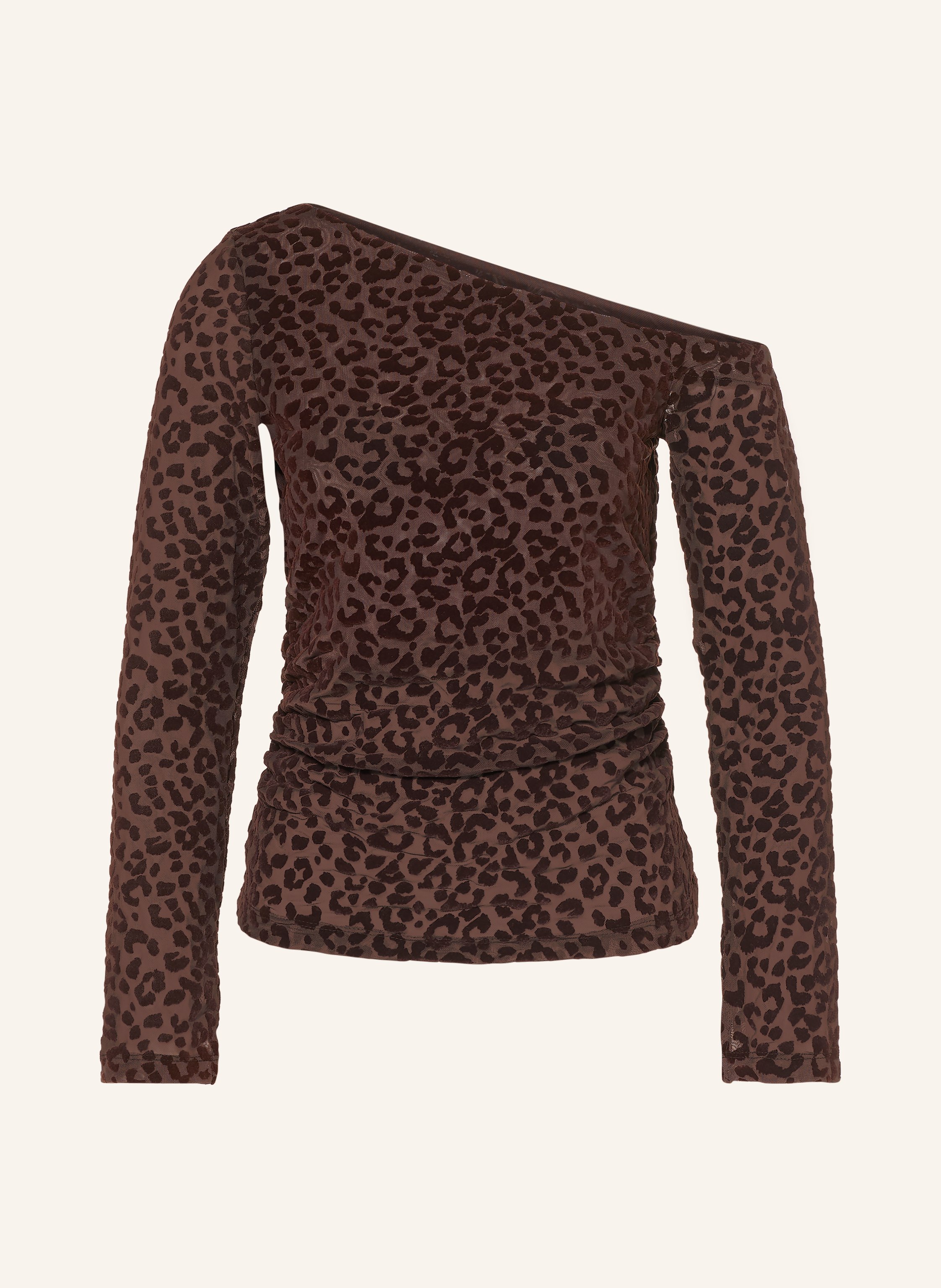 ALLSAINTS One-Shoulder-Bluse MIMI aus Mesh