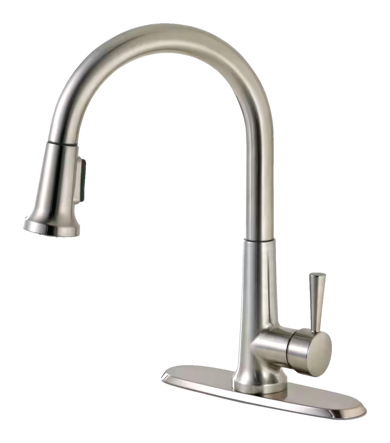 Peerless® Single Handle Pull Down Kitchen Faucet, Brushed Nickel