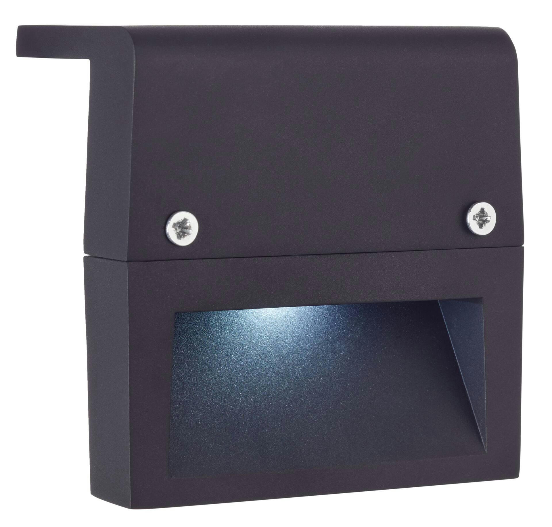 NOMA Stair & Railing Outdoor Warm White LED Solar Light, 4-pk