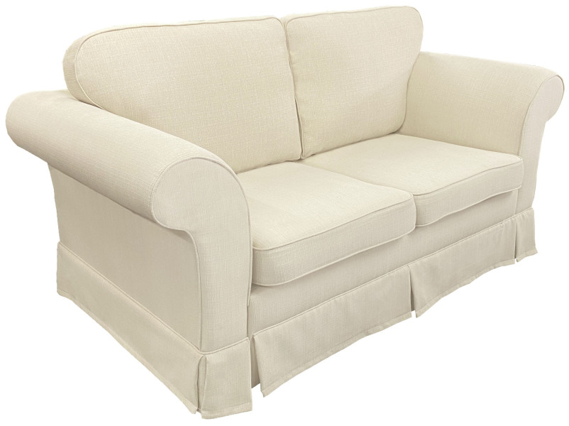 Sofa 2-osobowa rozkładana ESTELLA II 120 jasny beż