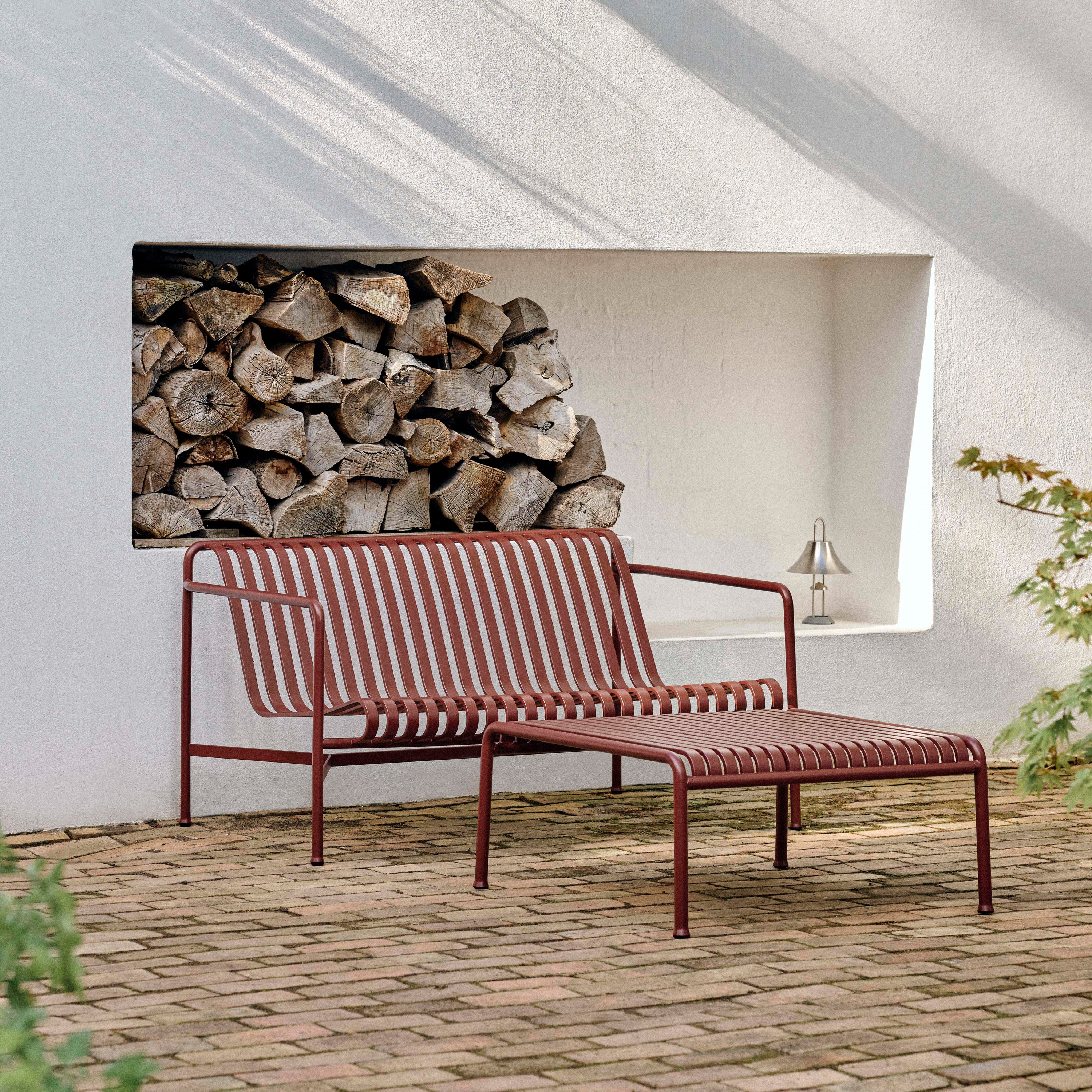 HAY Palissade Buiten Salontafel 86 x 81 cm - Iron Red