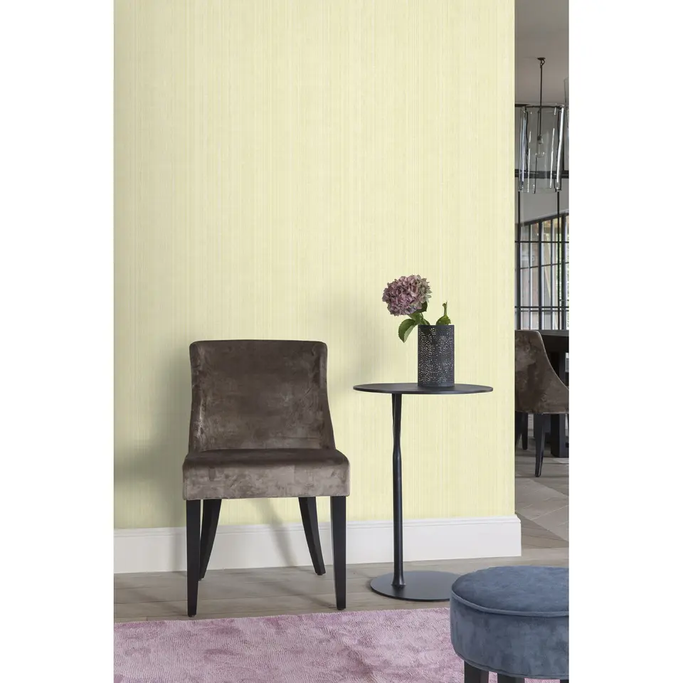 Dutch Wallcoverings - Level One uni goudgeel - 0,53x10,05m