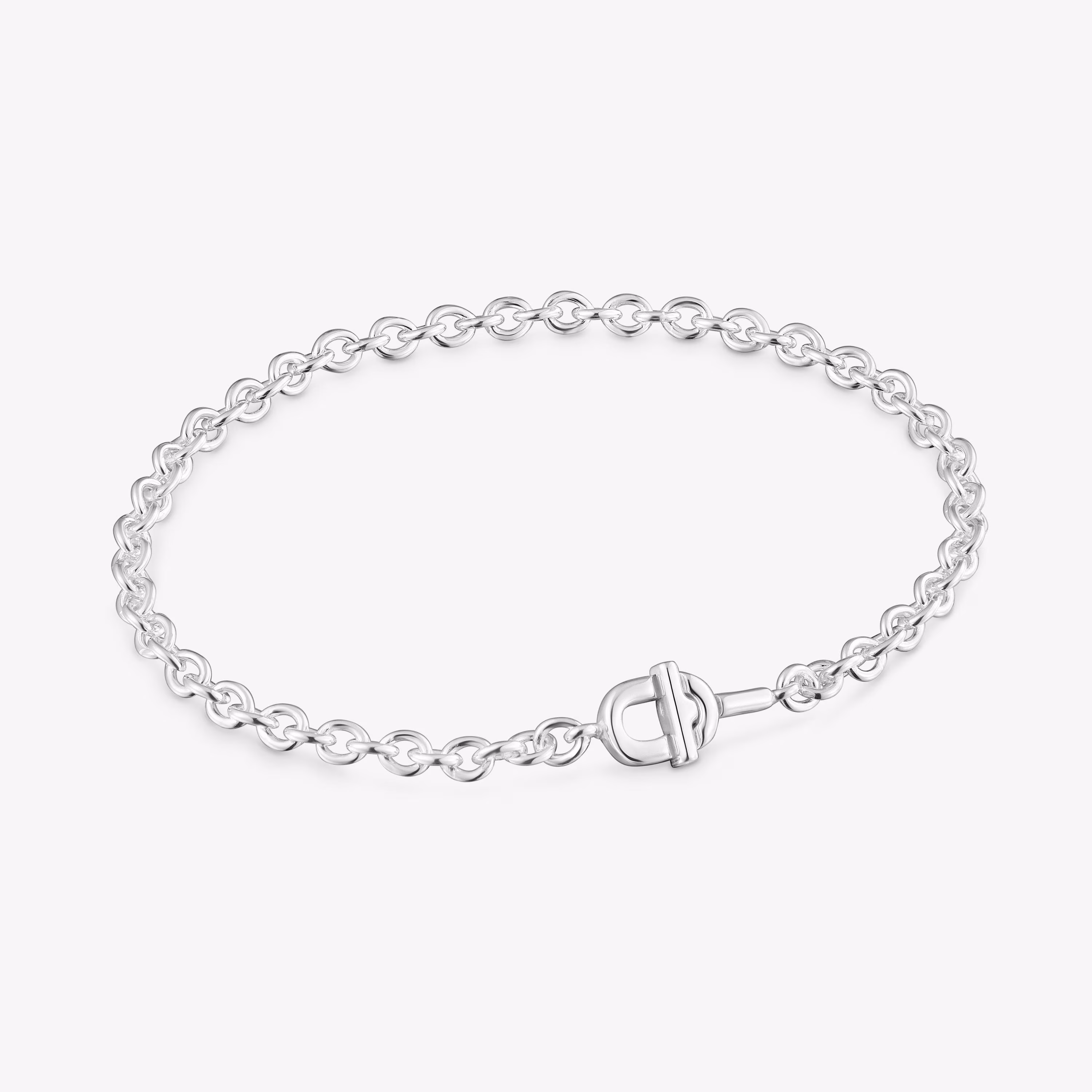 Pulsera cadena ovalada de plata TOUS MANIFESTO