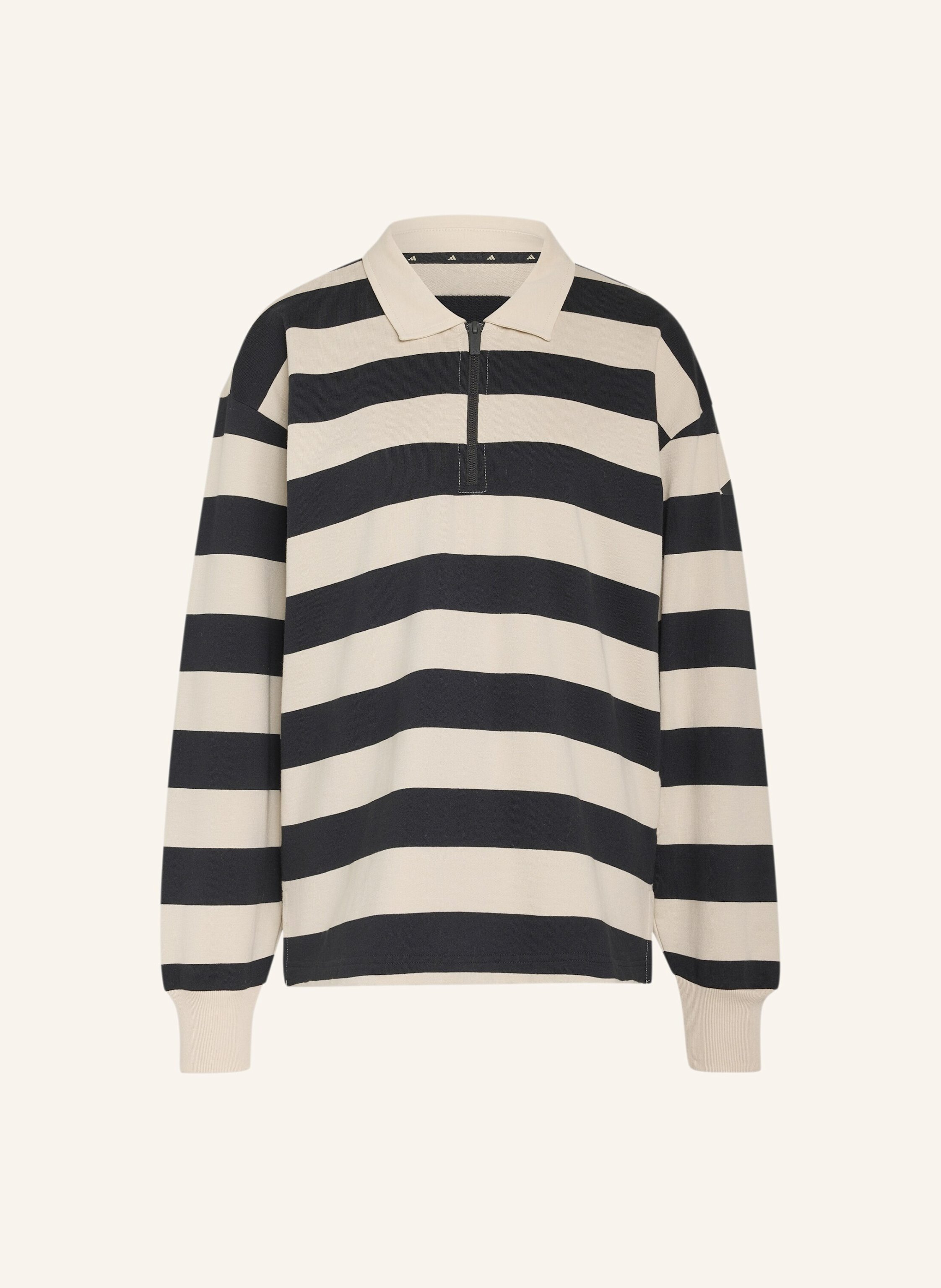 adidas ESSENTIALS CONTEMPORARY FRENCH TERRY LANGARM-POLOSHIRT