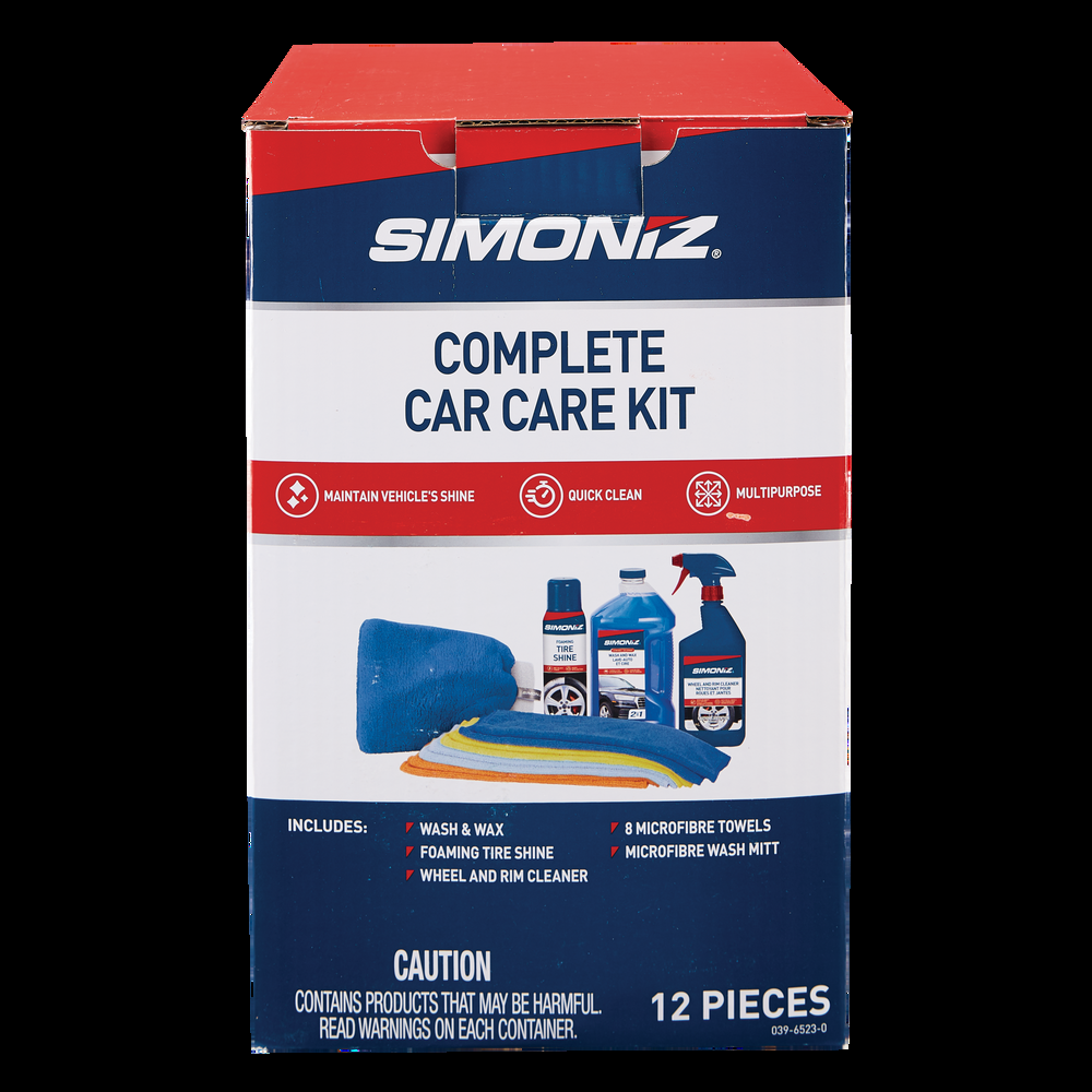 SIMONIZ Car Complete Care Kit, 12-pc