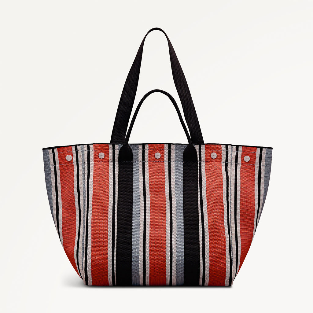 Hadleigh Place - Cabana Stripe - Large Open Top Tote