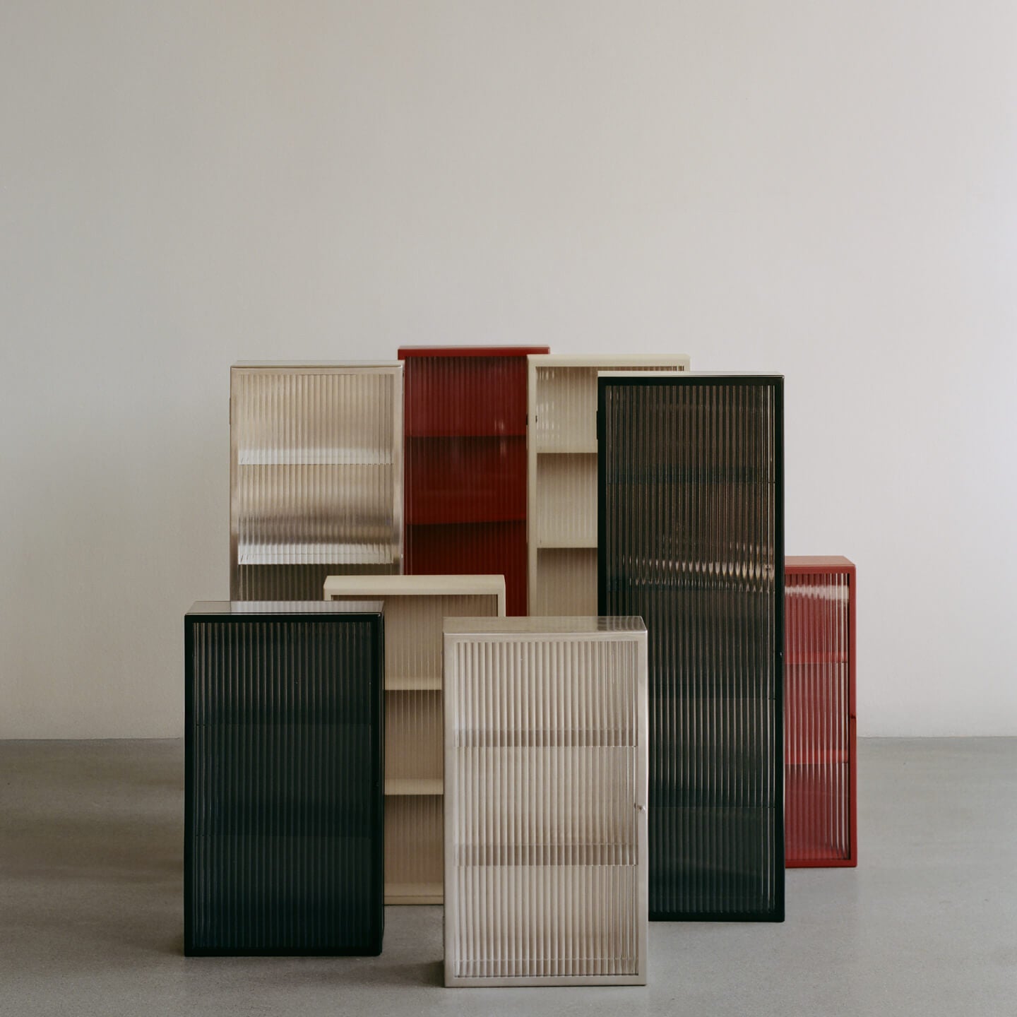 Ferm Living Haze Wandkast H 100 cm - Zwart